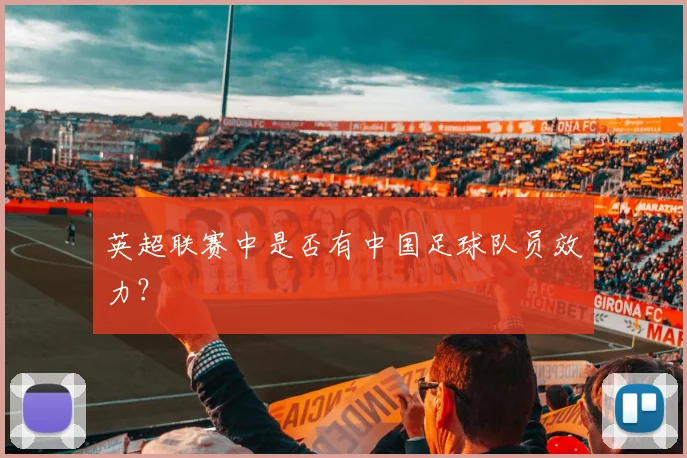 英超联赛中是否有中国足球队员效力?